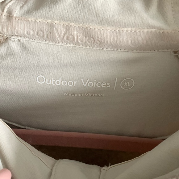 Outdoor Voices MegaFleece Hoodie XL Oatmeal - Picture 4 of 5